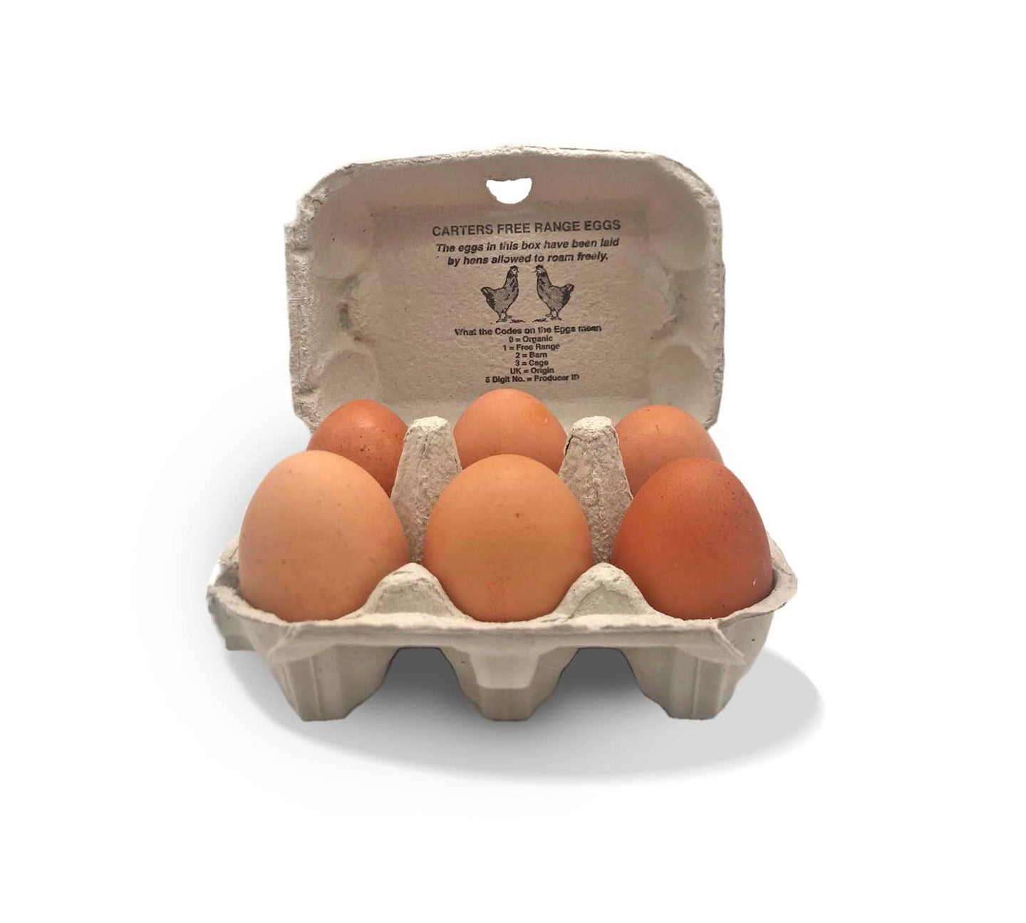 Free Range Eggs (pack of 6 large)